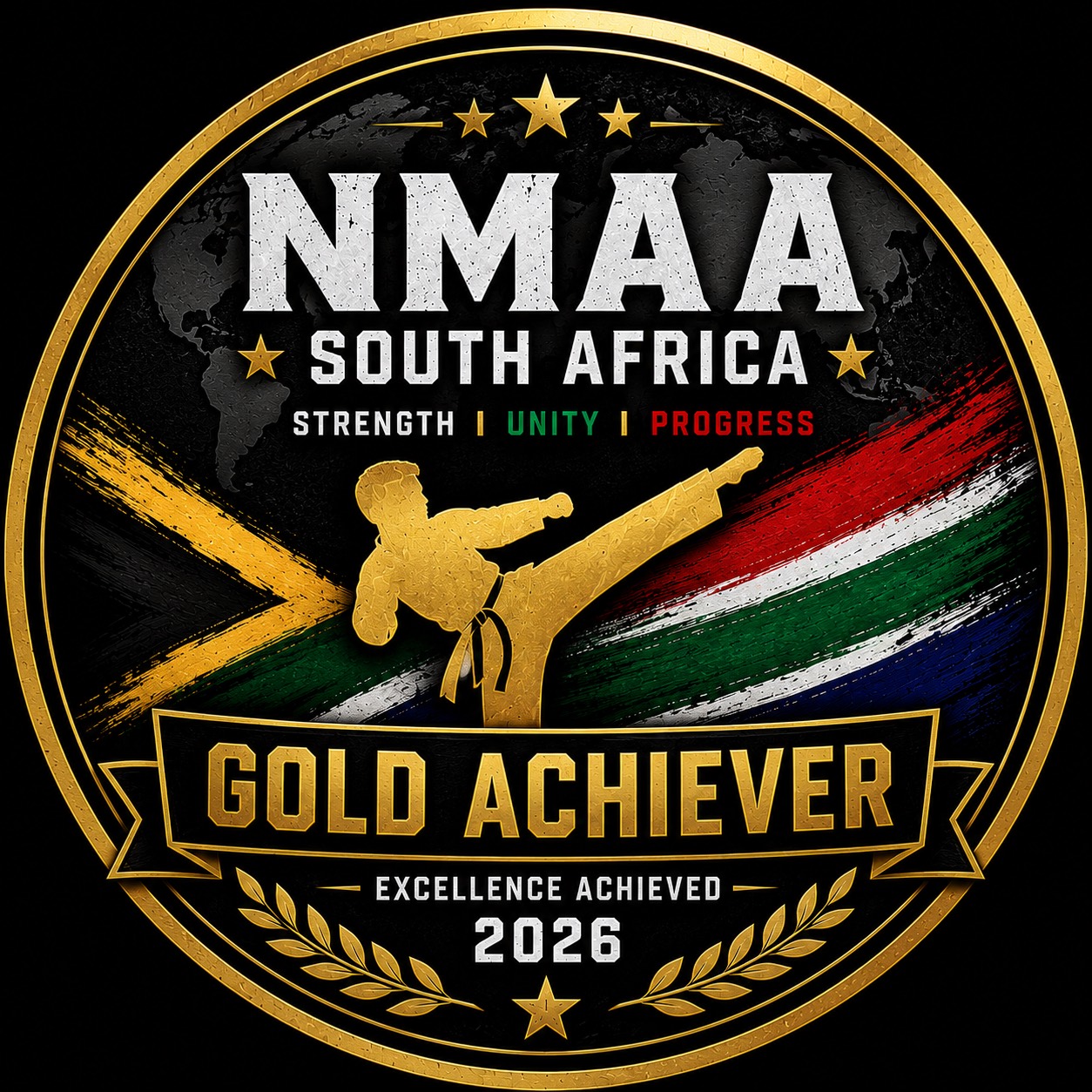 Gold Warrior badge