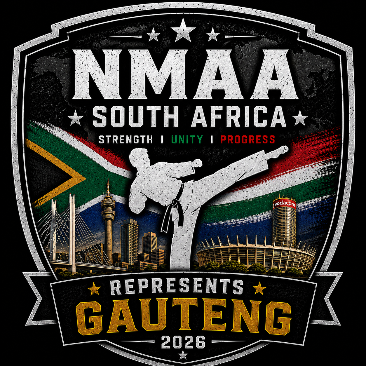 Represents Gauteng badge