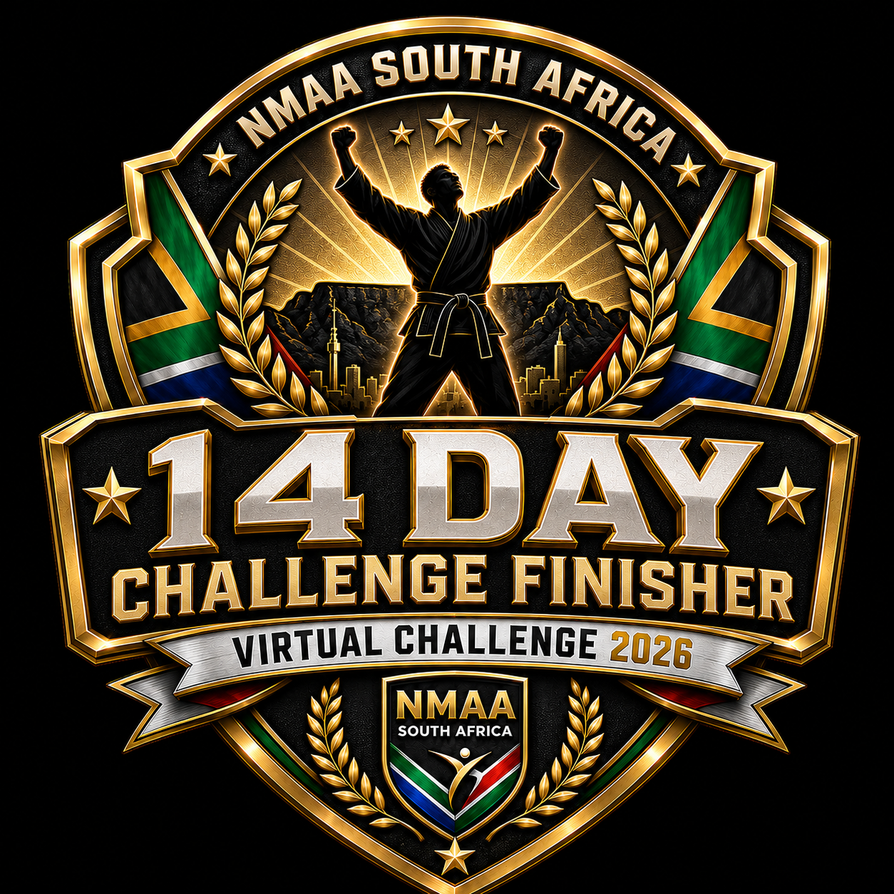 14 Day Challenge Finisher recognition badge