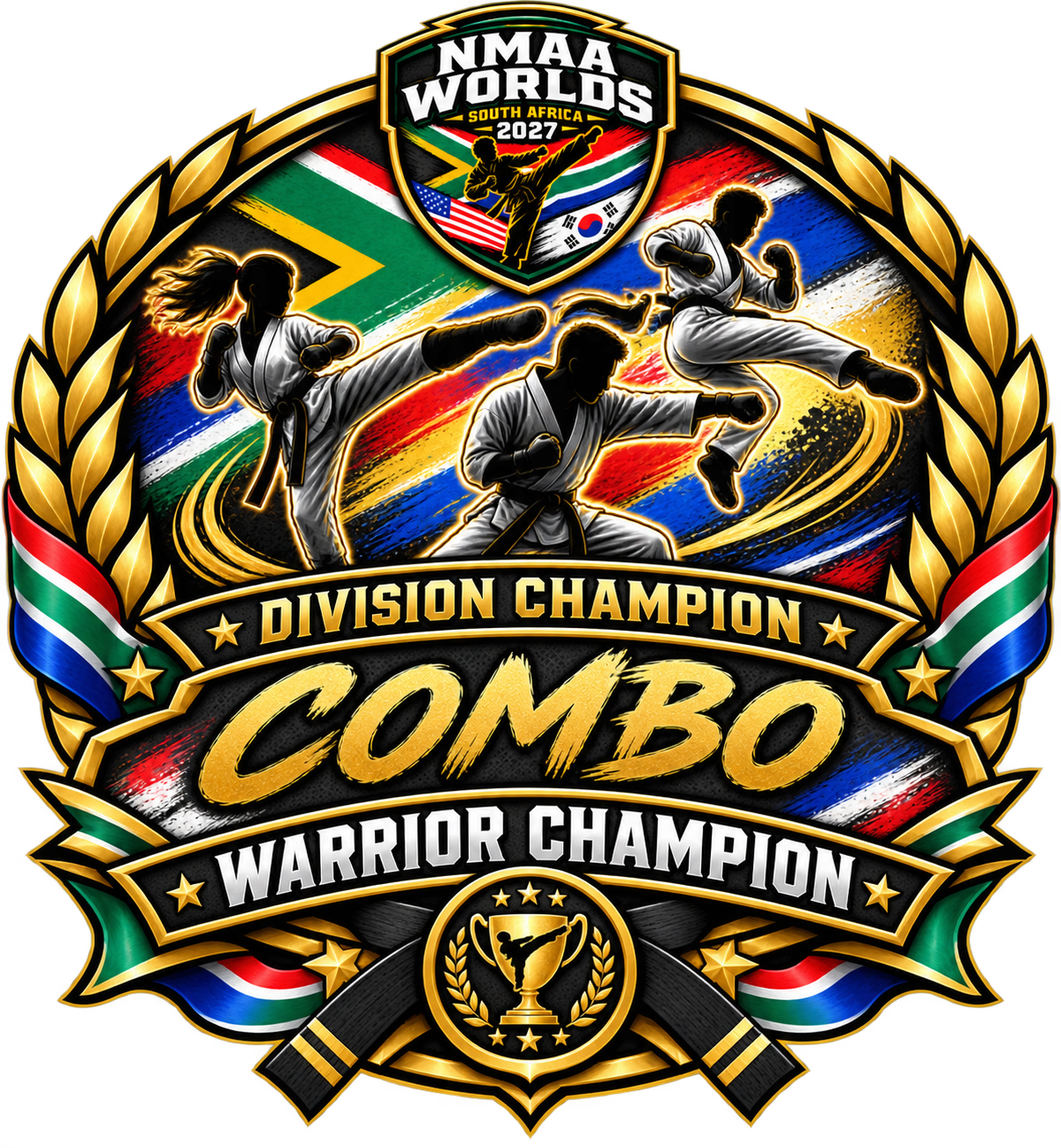 Combo Warrior Champion recognition badge