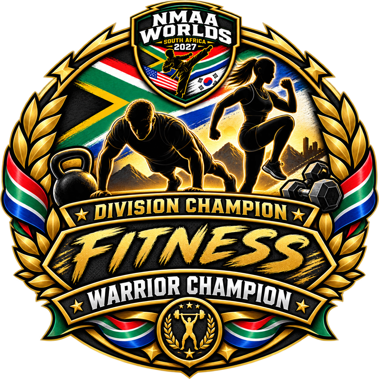 Fitness Warrior Champion recognition badge